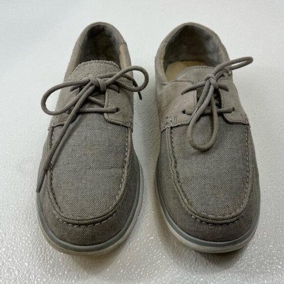 UGG S/N 1006693 Australia Mens Canvas Suede Shoes Insulated Insole Size 9.5 main image 4